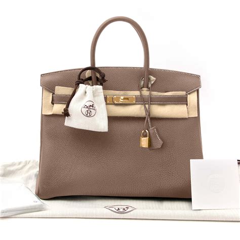 etoupe Birkin bag